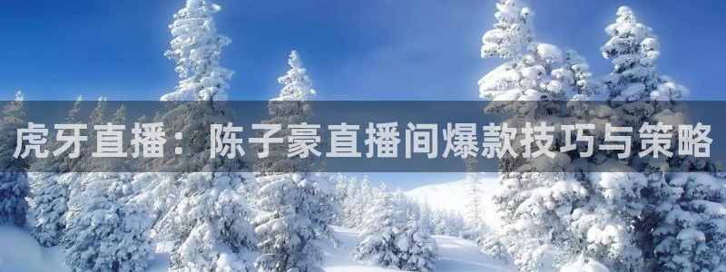 玩球直播app：虎牙直播：陈子豪直播间爆款技巧与策略