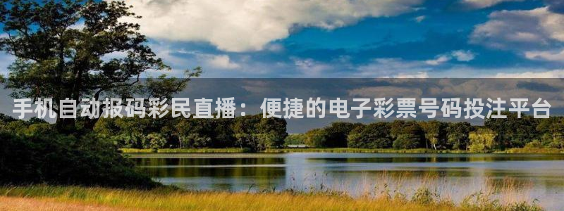 玩球体育直播吧：手机自动报码彩民直播：便捷的电子彩票号码投注平台